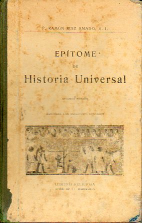 EPTOME DE HISTORIA UNIVERSAL. 2 ed. ilustrada con numerosos grabados.