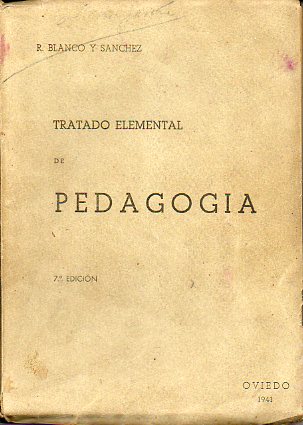 TRATADO ELEMENTAL DE PEDAGOGA. 7 ed.