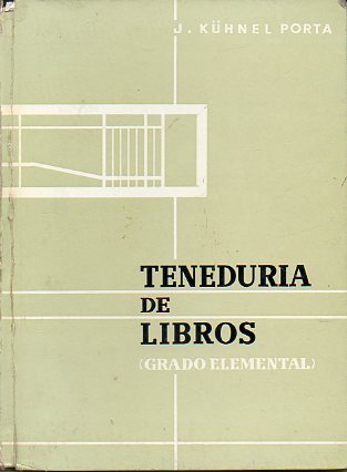 TENEDURA DE LIBROS. GRADO ELEMENTAL.