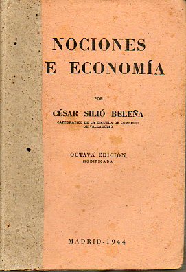 NOCIONES DE ECONOMA. 8 ed. modificada.