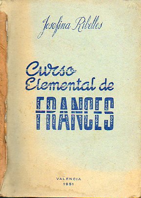 CURSO ELEMENTAL DE FRANCS. 8 ed.