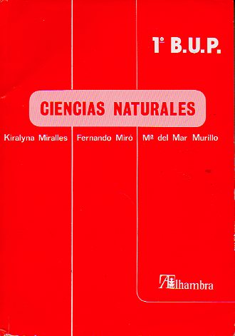 CIENCIAS NATURALES. 1 DE B.U.P.
