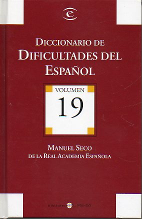 DICCIONARIO DE DIFICULTADES DEL ESPAOL.