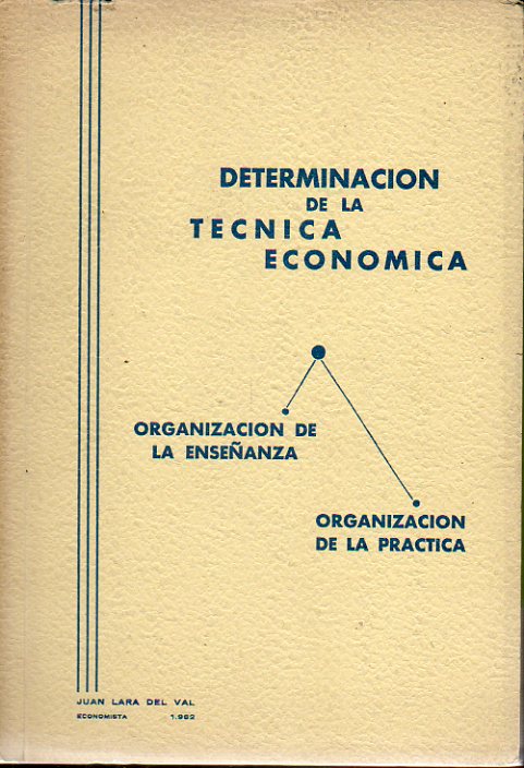DETERMINACIN DE LA CIENCIA ECONMICA.