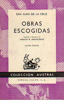 OBRAS ESCOGIDAS. Ed. de Ignacio B. Anzotegui. 5 ed.