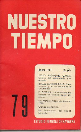 NUESTRO TIEMPO. Revista de cuestiones actuales del Estudio General de Navarra. N 79.