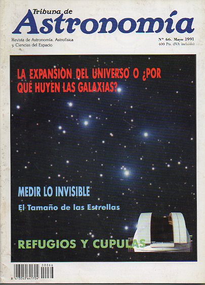 TRIBUNA DE ASTRONOMA. Revista de Astronoma, Astrofsica y Ciencias del Espacio. N 66.