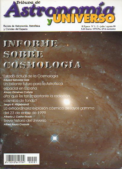 TRIBUNA DE ASTRONOMA Y UNIVERSO. Revista de Astronoma, Astrofsica y Ciencias del Espacio. II poca. N 1/2.
