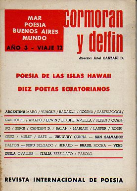 REVISTA: CORMORN Y DELFN. Revista Planetaria de Poesa. AO 3. VIAJE 12.