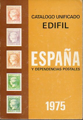 CATLOGO UNIFICADO. ESPAA Y DEPENDENCIAS POSTALES. 1975.