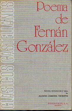 POEMA DE FERNN GONZLEZ. 5 ed.