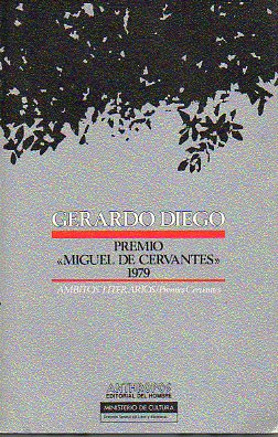 GERARDO DIEGO. PREMIO MIGUEL DE CERVANTES 1979.