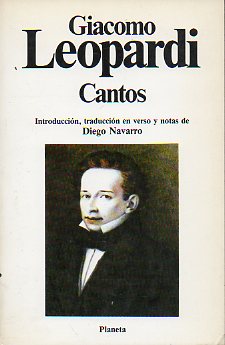 CANTOS. Introduccin, traduccin en verso y ntoas de Diego Navarro.