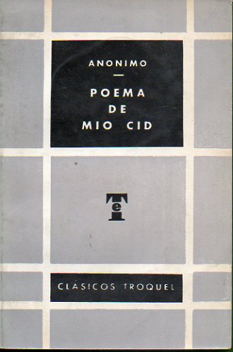 POEMA DE MO CID. Edicin de  Julio Caillet-Bois. 3 ed.
