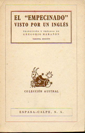 EL EMPECINADO VISTO POR UN INGLS. Traduccin y prlogo de... 3 ed.