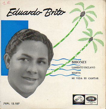 Discos-Singles. SIBONEY / LAMENTO ESCLAVO / MARTA / MI VIDA ES CANTAR. Reconstruccin tcnica del ao 1957.