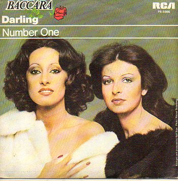 Discos-Singles. BACCARA. A. DARLING. B. NUMBER ONE.