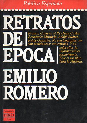 RETRATOS DE POCA. 1 ed.