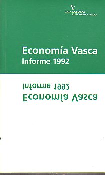 ECONOMA VASCA. Informe 1992.
