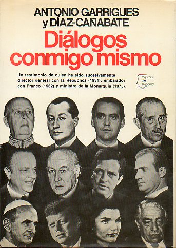 DILOGOS CONMIGO MISMO. 1 edicin.