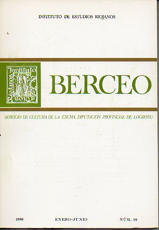 Revista: BERCEO. N 98.