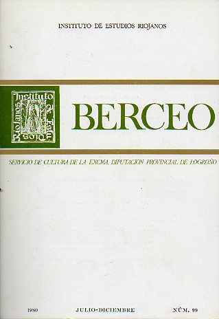 Revista: BERCEO. N 99.