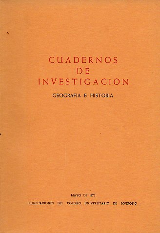 CUADERNOS DE INVESTIGACIN. Geografa e Historia. Tomo I (S/N).
