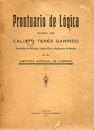 PRONTUARIO DE LGICA.