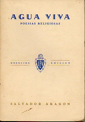 AGUA VIVA. Poesas Religiosas. 11 ed.