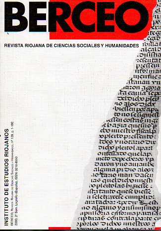 BERCEO. Revista Riojana de Ciencias Sociales y Humanidades. SAGASTA Y LA ESPAA LIBERAL. Coordinado por J. Luis Ollero Valls. N 139.