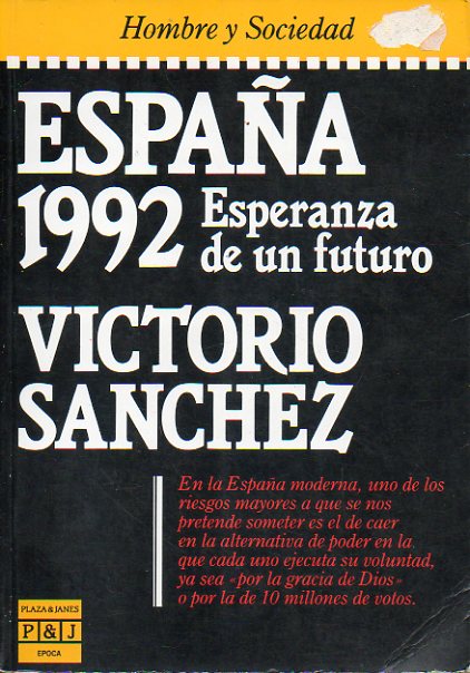 ESPAA 1992. ESPERANZA DE UN FUTURO. 1 edicin.