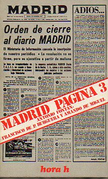 MADRID, PGINA 3. Escritos de los tres autores, y entrevista con cada uno de ellos.