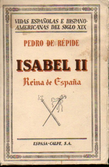 ISABEL II, REINA DE ESPAA. Ejemplar fatigado.