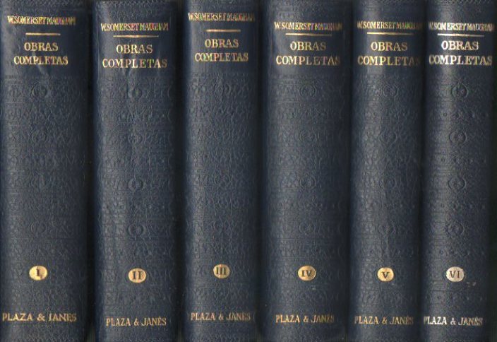 OBRAS COMPLETAS. 6. vols. Vol. I. Prlogo de ngel Ziga. CUENTOS: EN LOS MARES DEL SUR / EN UN BIOMBO CHINO / LA CARTA / A ORILLAS DEL TMESIS / AH