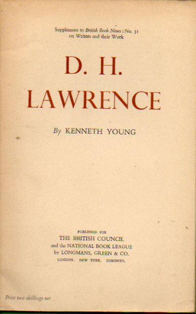 D. H LAWRENCE.