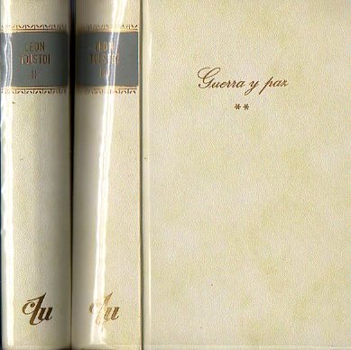 OBRAS. II-III. GUERRA Y PAZ. 2 vols.