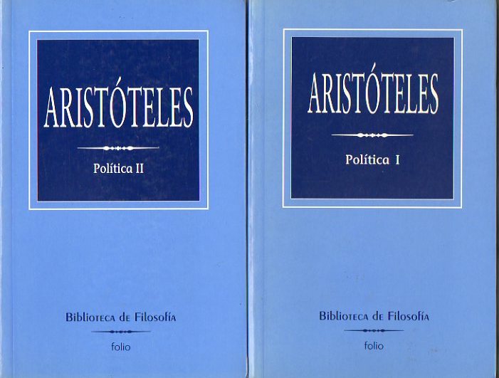 POLTICA. 2 Vols. Edic. Antonio Alegre.