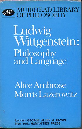 LUDWIG WITTGENSTEIN: PHILOSOPHY AND LANGUAGE.