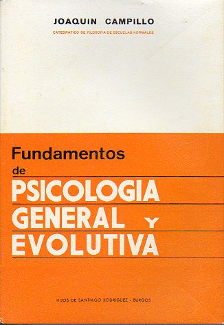 FUNDAMENTOS DE PSICOLOGA GENERAL Y EVOLUTIVA. conserva programa asignatura.