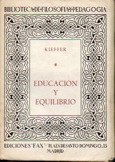 EDUCACIN Y EQUILIBRIO.