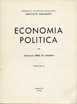 ECONOMA POLTICA. 3 ed.