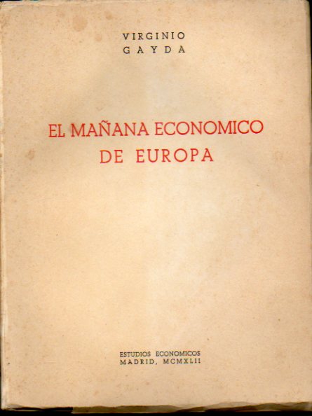 EL MAANA ECONMICO DE EUROPA.