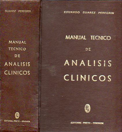 MANUAL TCNICO DE ANLISIS CLNICOS. 10 ed.