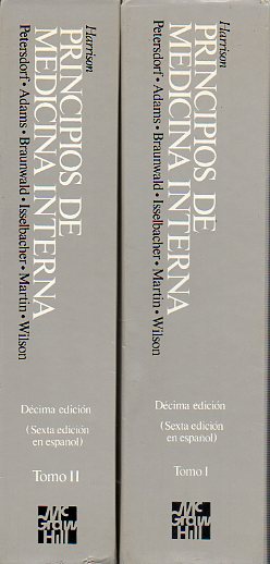 HARRISON. PRINCIPIOS DE MEDICINA INTERNA. 2 vols. Dcima edicin, sexta en espaol.