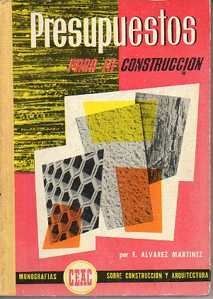 PRESUPUESTOS PARA LA CONSTRUCCIN. 5 ed.