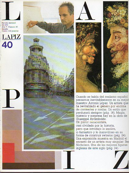LPIZ. Revista Mensual de Arte. Ao V. N 40.