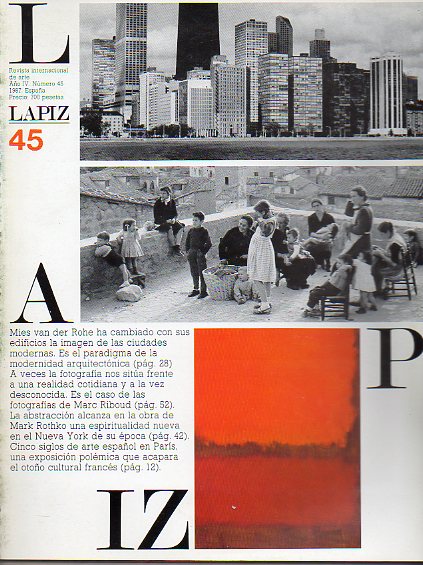 LPIZ. Revista Mensual de Arte. Ao V. N 45.