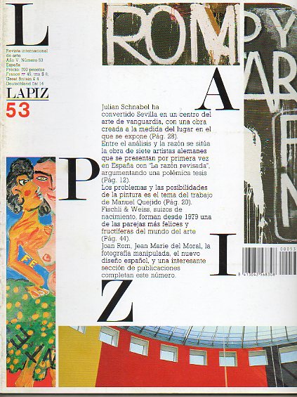 LPIZ. Revista Mensual de Arte. Ao VI. N 53.