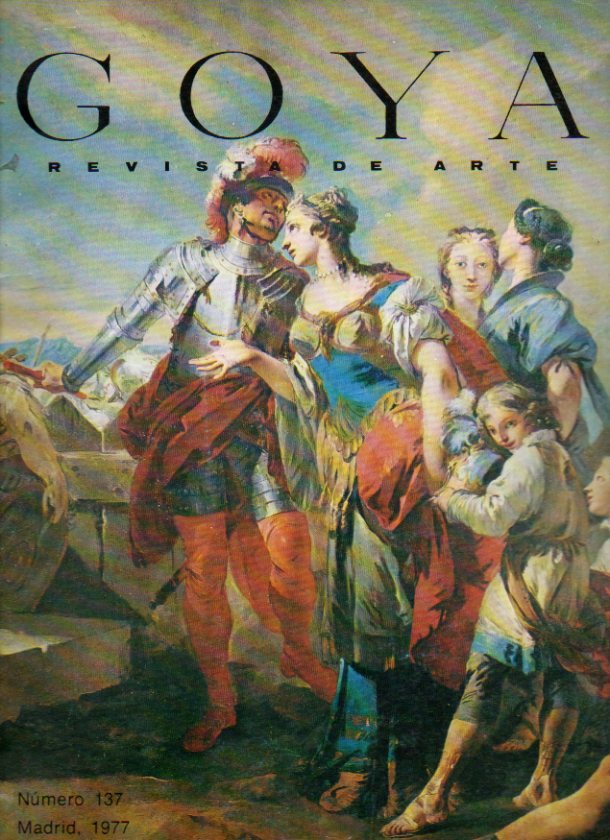 GOYA. Revista de Arte. N 137. ltimas adquisiciones del Museo del Prado: Pintura del siglo XIX; El mensaje iconolgico de la portada de la Universida