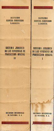 SISTEMA JURIDICO DE LAS VIVIENDAS DE PROTECCION OFICIAL. 2 Vols.